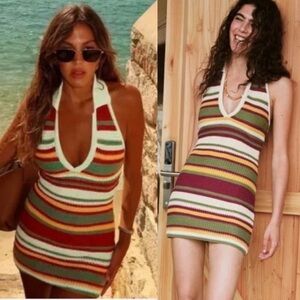 NWT Zara vacation Striped Knit Mini Dress size S
🚨FIRM PRICE NO DISCOUNT